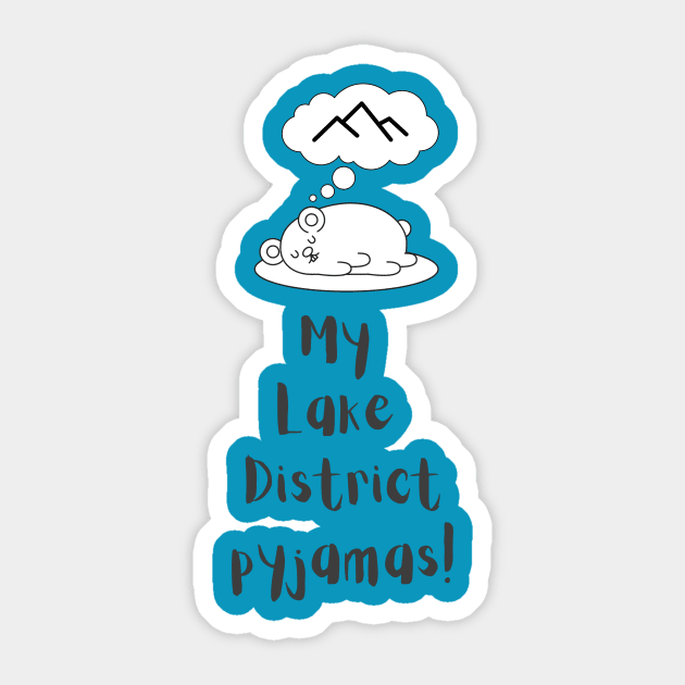 My Lake District Pyjamas Sticker by Lake District Love